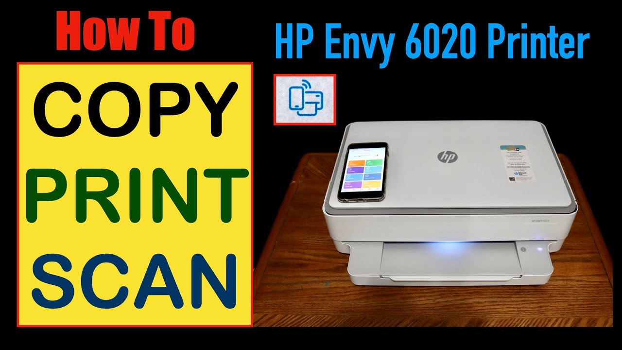 How To & Scan With HP Envy All-In-One Printer, Review ? - YouTube