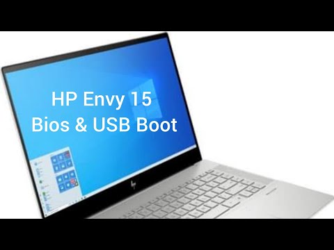 HP Envy 15 bios & USB boot