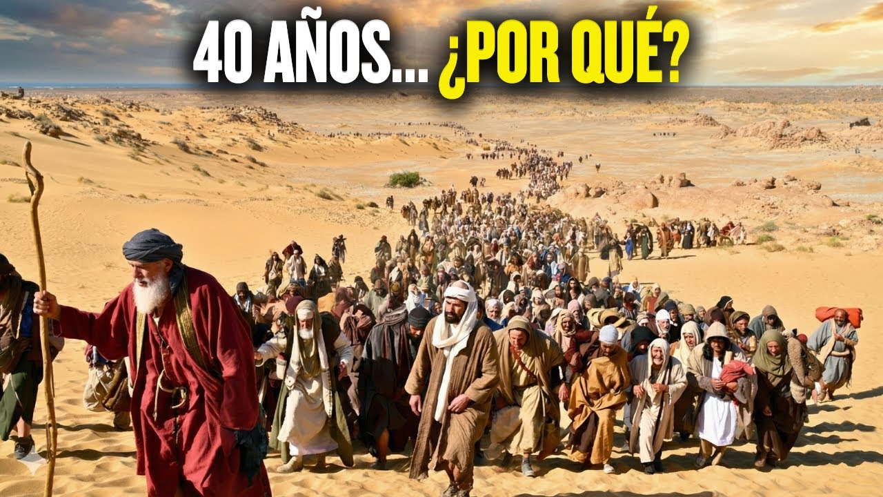 ¿POR QUÉ DIOS HIZO CAMINAR A ISRAEL 40 AÑOS POR EL DESIERTO? ⏳🔥