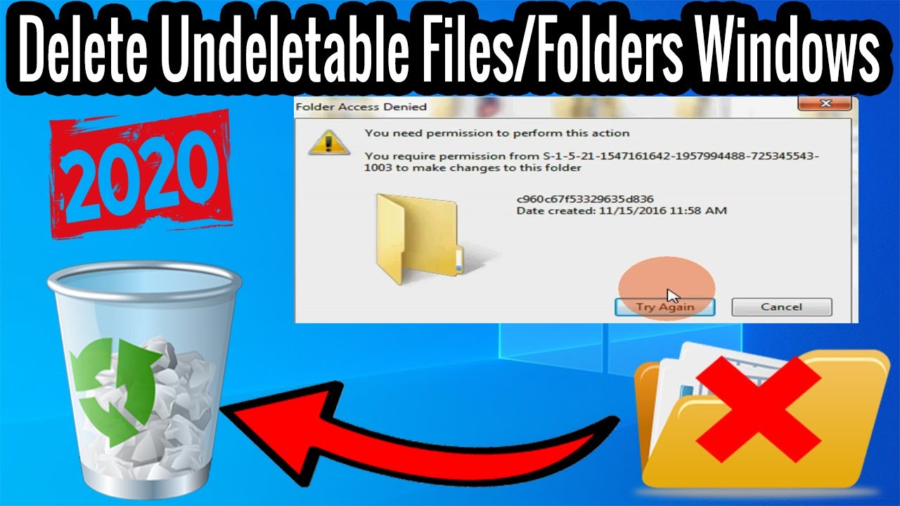 How to delete files