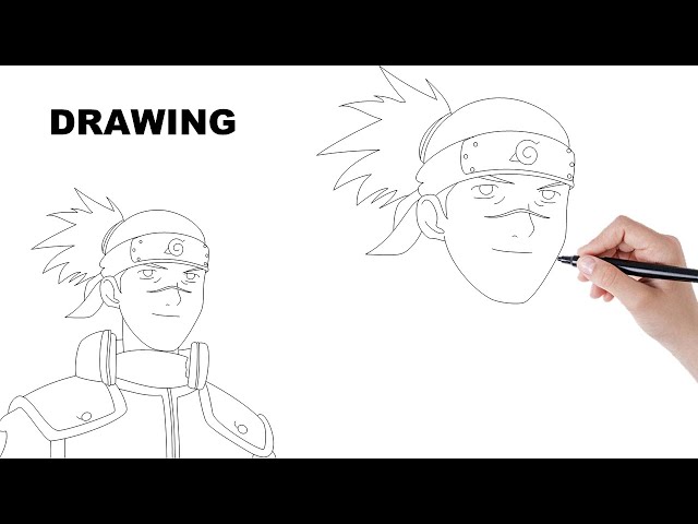 hatake kakashi and umino iruka (naruto and 1 more) drawn by