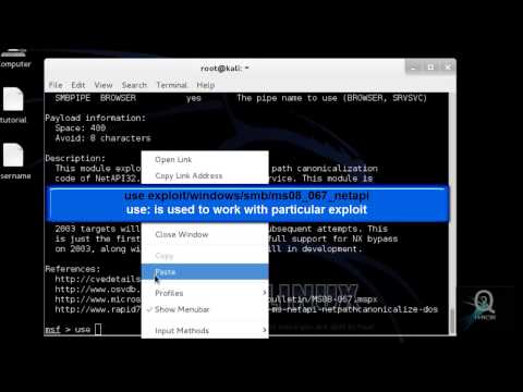 How to use Metasploit Framework Metasploit part 1   YouTube