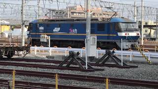 ◆移動する　電気機関車　EF210-301　吹田貨物ターミナル駅　　JR　FREIGHT◆