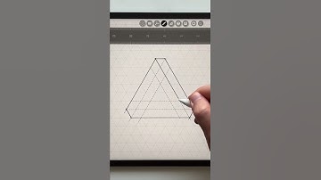 Simple Way How to Draw Impossible Triangle #shorts