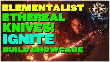 [POE 3.26] EK Ignite Elementalist! Burn Away Your Alvas and Foes! Ethereal Knives of the Massacre!