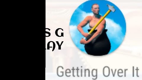 Bonus video of GETTING over It but it was lagging..