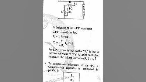 Low power factor wattmeter BY MR A VISHWANATH
