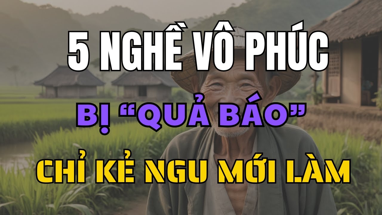 Outline Video 5 Nghề VÔ PHÚC, Phải Chịu QUẢ BÁO, Người KHÔN NGOAN Không Bao Giờ Làm