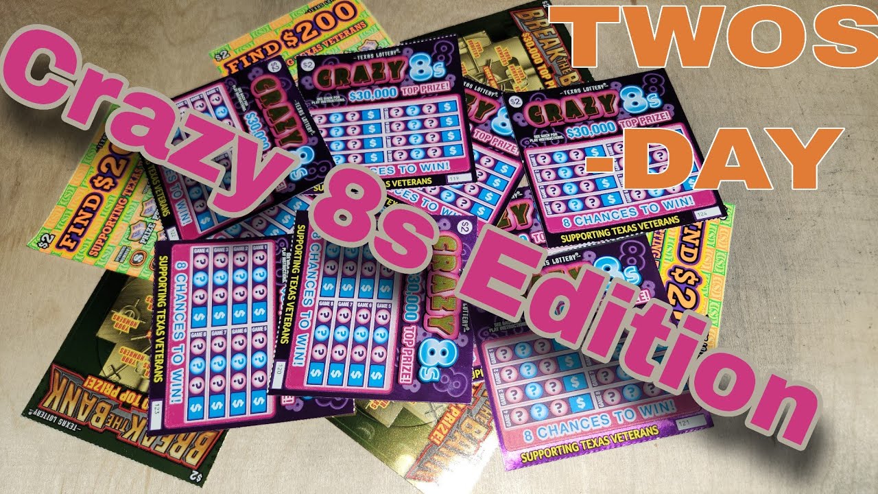 TUNEXX 2ショット券 たいら Twos-day w/ CLOSING SOON Crazy 8s Texas Lottery Scratch Offs - YouTube