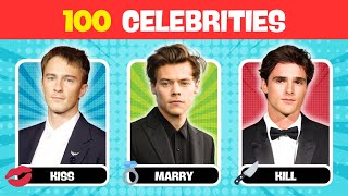 Kiss, Marry, Kill - Male Edition 2025 We Quiz