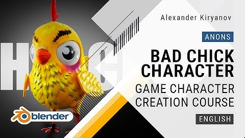 Next course. Bad chick game character creation in blender 3d!