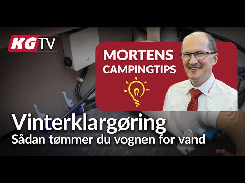 Video: Sådan vinterklargør du din campingvogns vandsystem