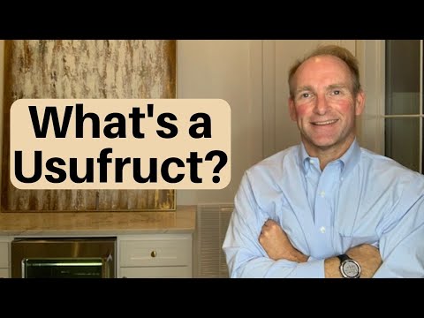 What Is A Usufruct?