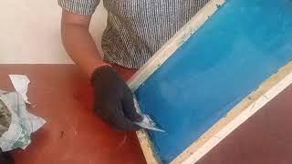 Screen printing made easy. How to properly coat your mesh for screen printing.