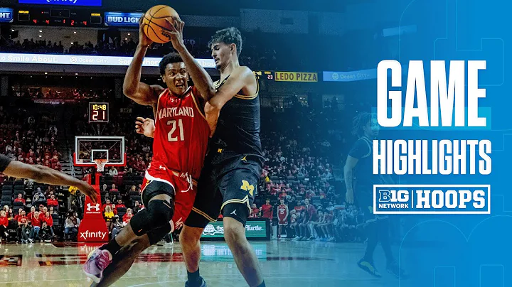 Michigan vs. Maryland | Highlights | Big Ten Men's Basketball | 12/13/25