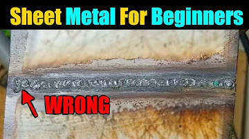 How To Weld Sheet Metal With Flux Core Wire For Beginners | Flux Core Welding Tips And Tricks |