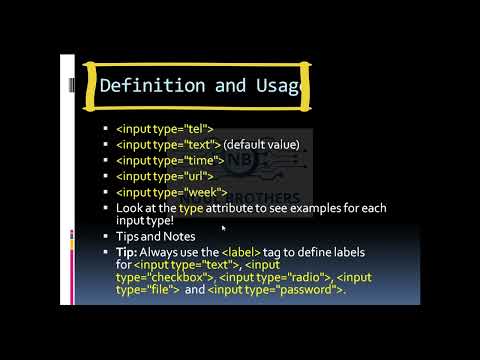 HTML5 Input Element | Mastering Form Input Fields | Comprehensive Guide | Noul Brothers