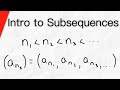 Intro to Subsequences | Real Analysis