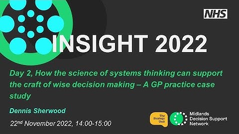 How the science of systems thinking can support the craft of wise decision making – A GP case study
