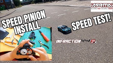 Arrma Infraction 3S does 100+ km/hr