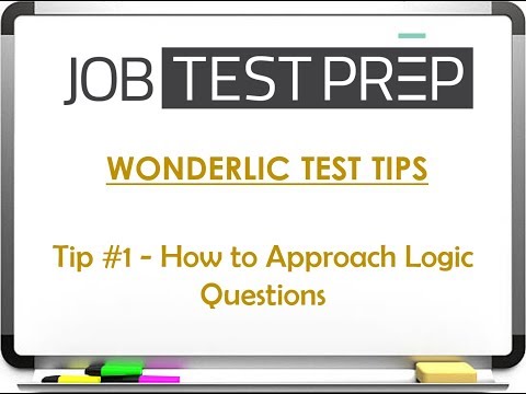 What kinds of questions does the Wonderlic Test consist of?