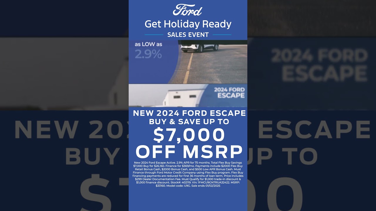2024 Ford Escape -Eide Ford Mandan Car Dealership | Ford Dealership | Ford Escape | Mandan, ND