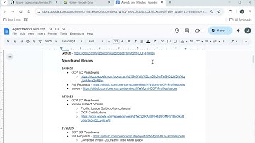 OCP HM - Manageability Profile Workstream Sub-Project call (Feb 04, 2025)
