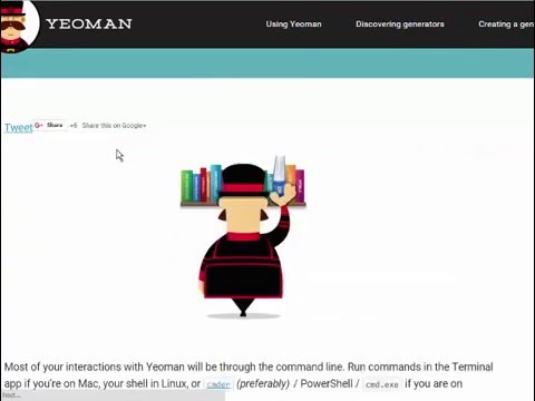 Yeoman Getting Started with Angular