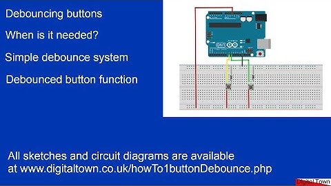 Arduino C++ Course: How to  Debounce Buttons