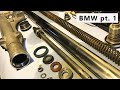 BMW R100S Fork Disassembly - First service after 40 Years (You can do it too)