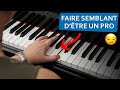 Faire semblant de savoir jouer du piano (5 techniques)