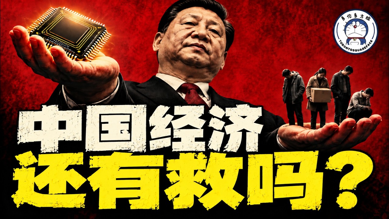 方脸说：中国经济还有未来吗？一个视频看懂中国经济！谁在拖累中国经济？科技发展和经济衰退是如何并存的？k型经济和… — Transcript