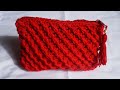 🌈Como Tejer un ESTUCHE a crochet (NECESER O CARTUCHERA)😊