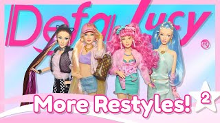 Defa Lucy Dolls PART2: MORE Reviews, Unboxings & Restyles! (+body matches & Hair Guides)