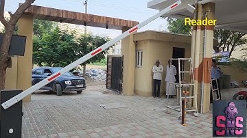 Boom barrier working video with car RFID tag. #rfidgatebarrier| #boombarrier|#autoclose|#gatebarrier