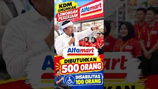 KDM Announces Job Openings and You Can Apply Online! #kdm #kangdedymulyadi #jobvacancy
