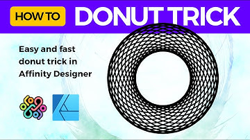 Donut Trick: Tutorial in Affinity Designer