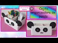 ♥♥Cajita organizadora de oso panda♥Creaciones Mágicas♥♥