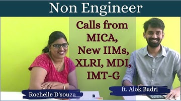 CwC with Rochelle D’Souza S1E7 | Calls from MICA, New IIMs, XLRI, MDI, IMT-G | Alok Badri