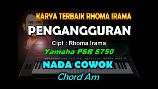 PENGANGGURAN - Rhoma irama | Karaoke Dangdut by Saka