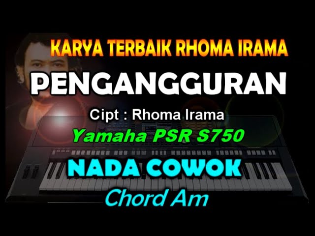 PENGANGGURAN - Rhoma irama | Karaoke Dangdut by Saka class=