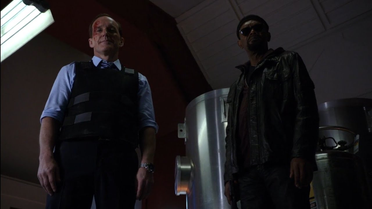 Download Nick Fury in Agents of S.H.I.E.L.D season 1 final episode with Agent Coulson