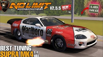 Latest Tune Supra MK4 5.4 second in 1/4 mile no limit drag racing 2 V2.5.5