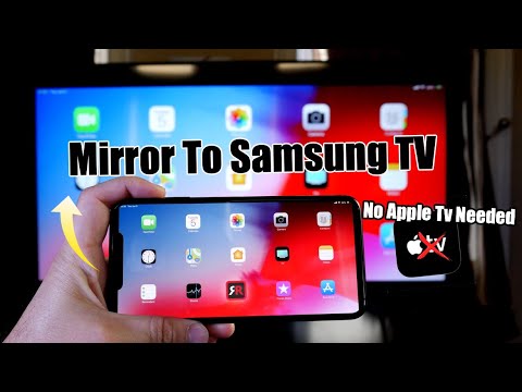 Mirror iPhone to Samsung tv  No Apple TV Needed 