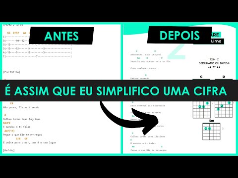 Vamos aprender a tocar de modo prático!Cifra Simplificada! Péssimo Neg