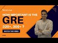How important is the GRE exam?