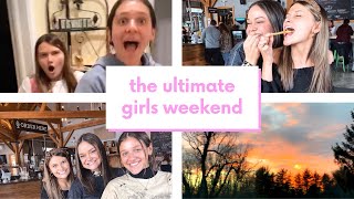 Surprising my college friends.......( *a much needed girls weekend*)