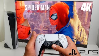 Spider-Man Miles Morales Next Gen Gameplay on PlayStation 5 - 4K Ray Tracing - 60 FPS Graphics