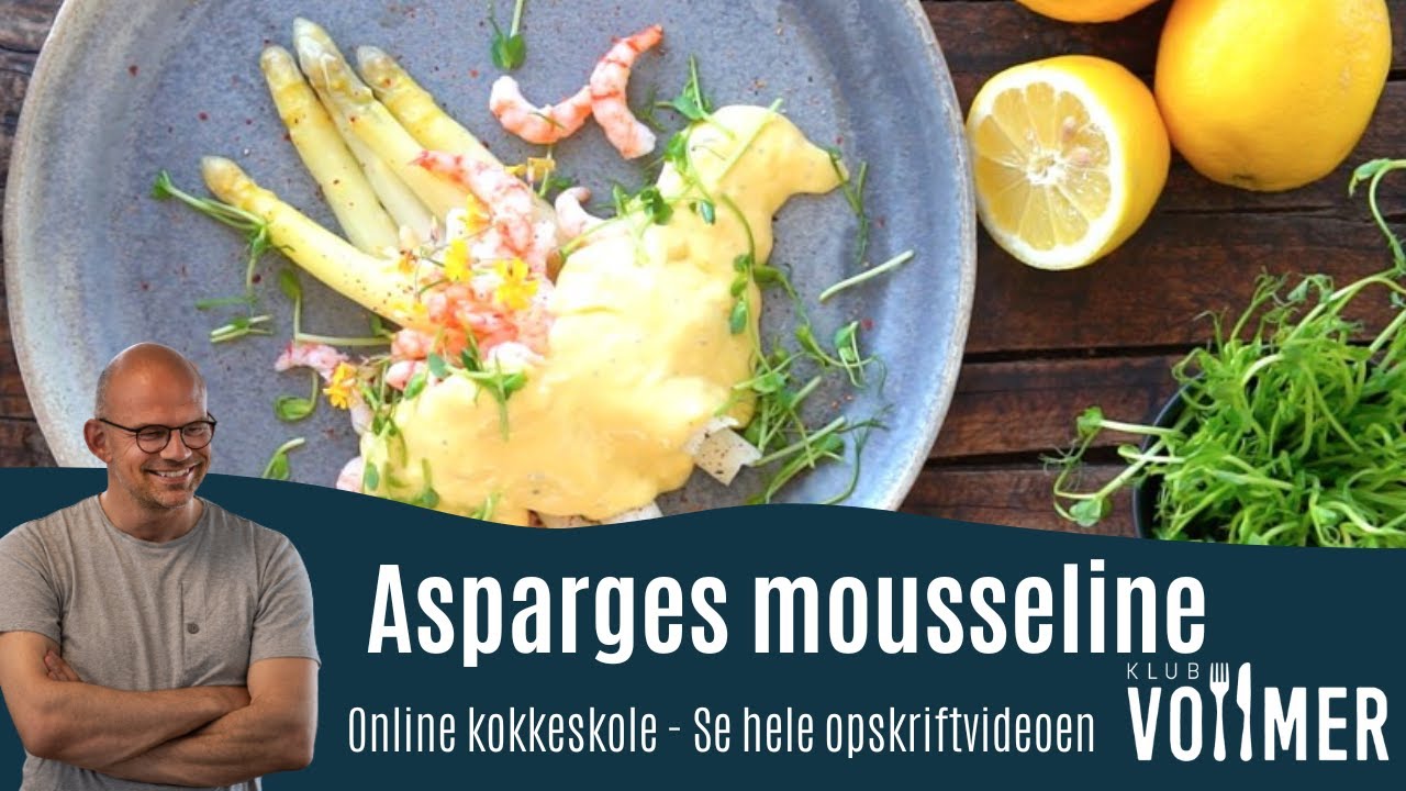 Asparges mousseline - Opskrift fra Klub Vollmer