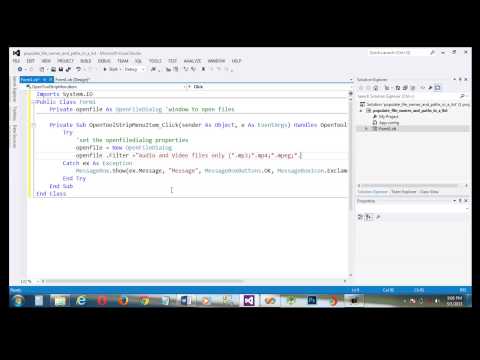 How to open files and show them in list box on vb.NET/ visual studio?